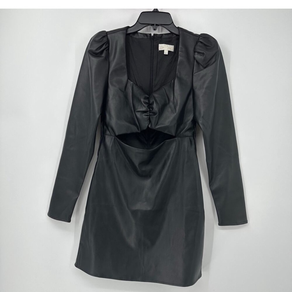 Elegant Black Long Sleeve Dress